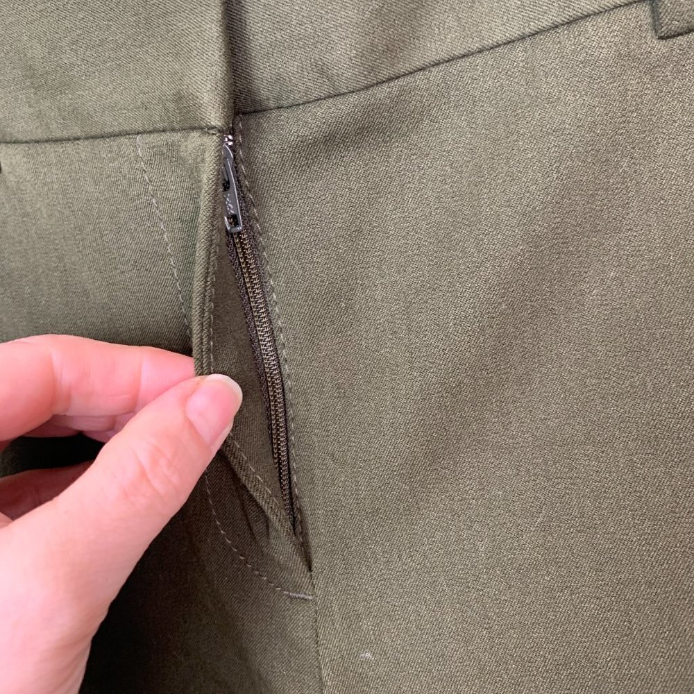Talbots Newport Pant - Size 4P - Green - NEW - Picture 4 of 10